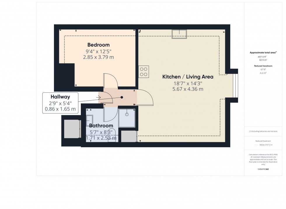 Floorplan for Ashford, Surrey, TW15