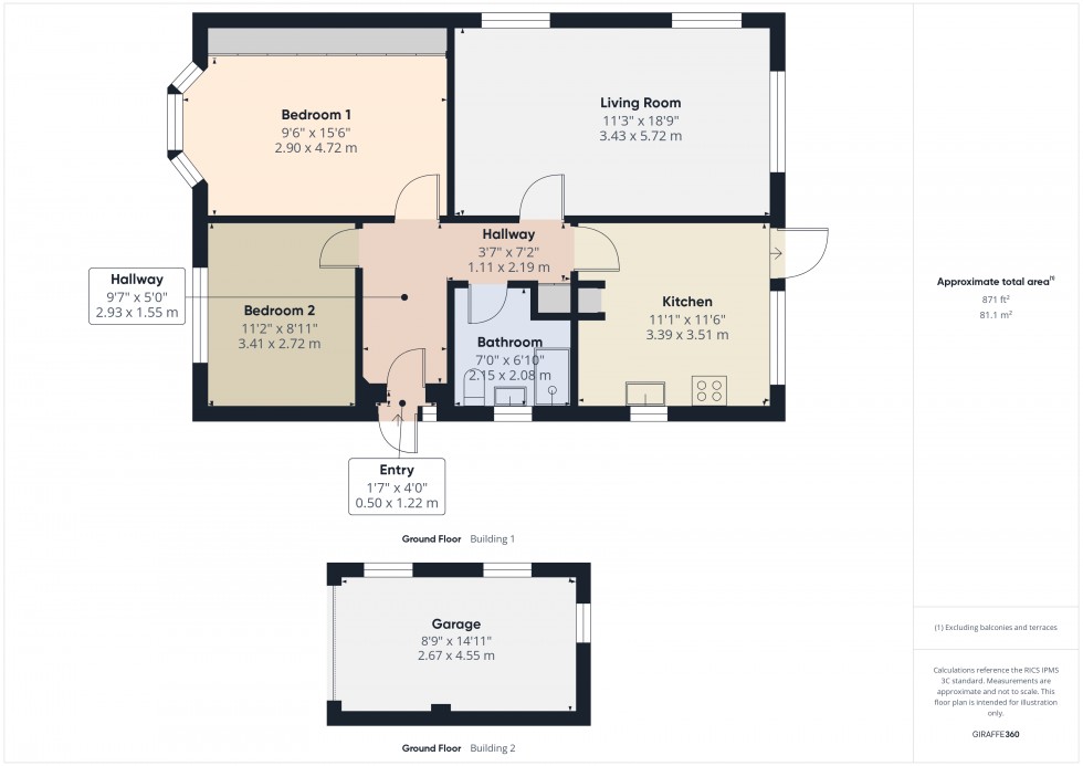Floorplan for Ashford, Surrey, TW15