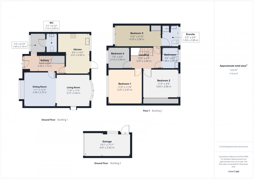 Floorplan for Ashford, Surrey, TW15