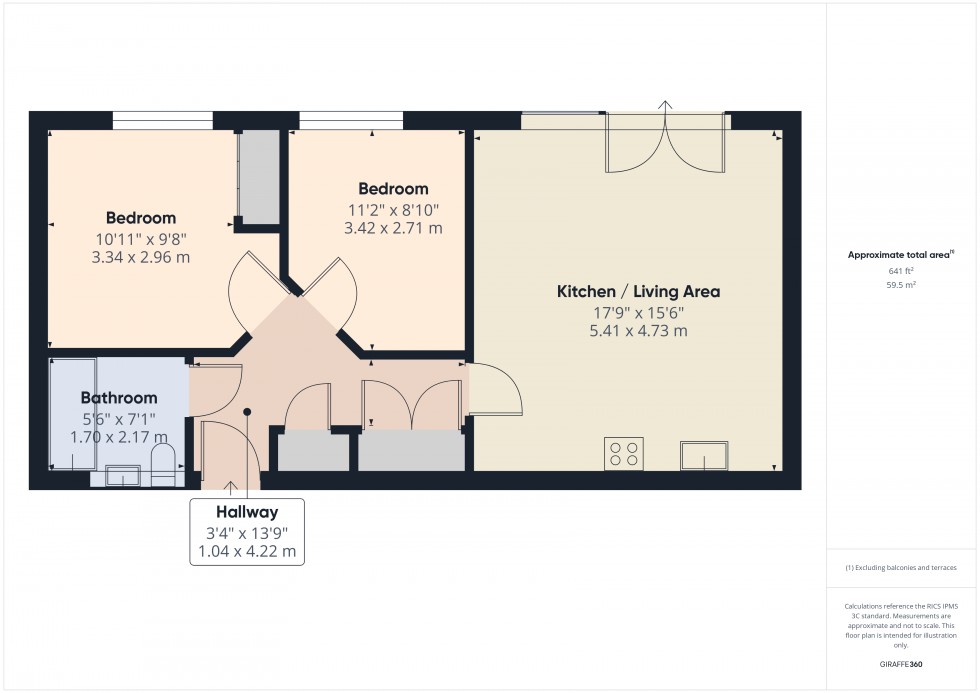 Floorplan for Ashford, Surrey, TW15