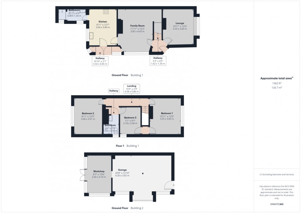 Floorplan for Shepperton, Surrey, TW17