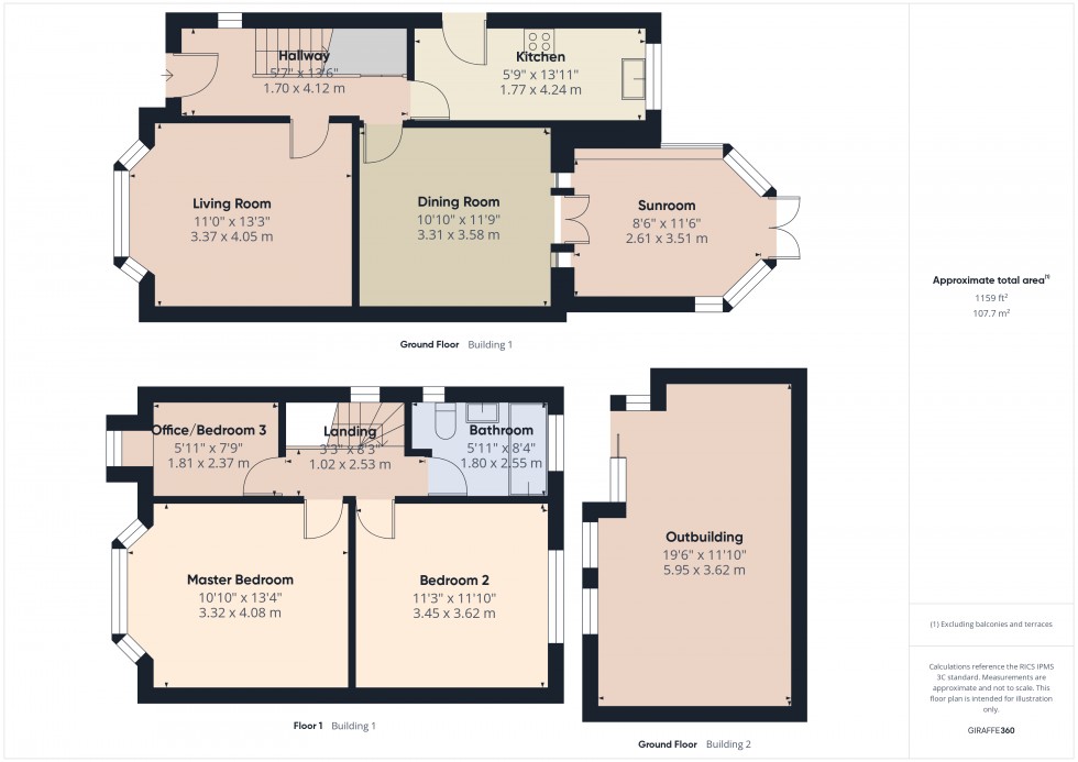 Floorplan for Ashford, Surrey, TW15
