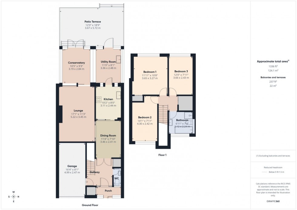 Floorplan for Ashford, Surrey, TW15