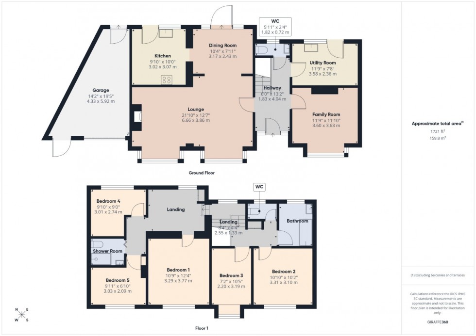 Floorplan for Ashford, Surrey, TW15
