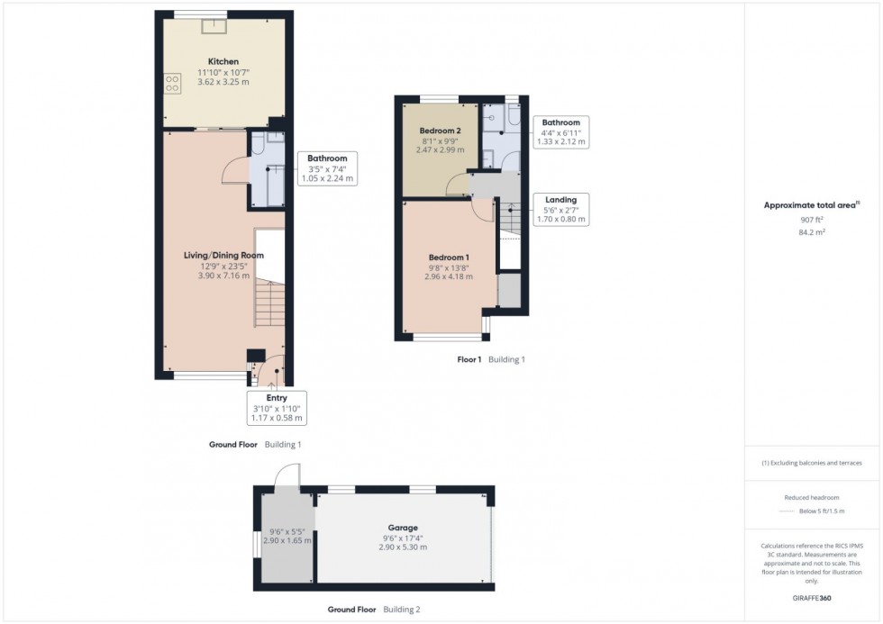 Floorplan for Stanwell, Surrey, TW19