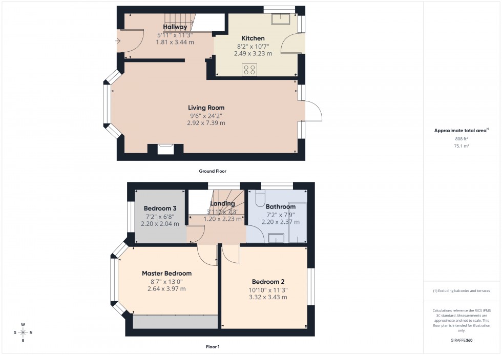 Floorplan for Shepperton, Surrey, TW17