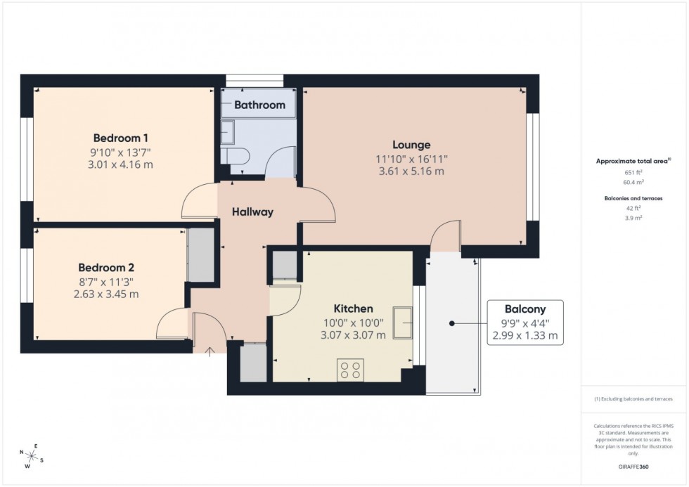 Floorplan for Ashford, Surrey, TW15