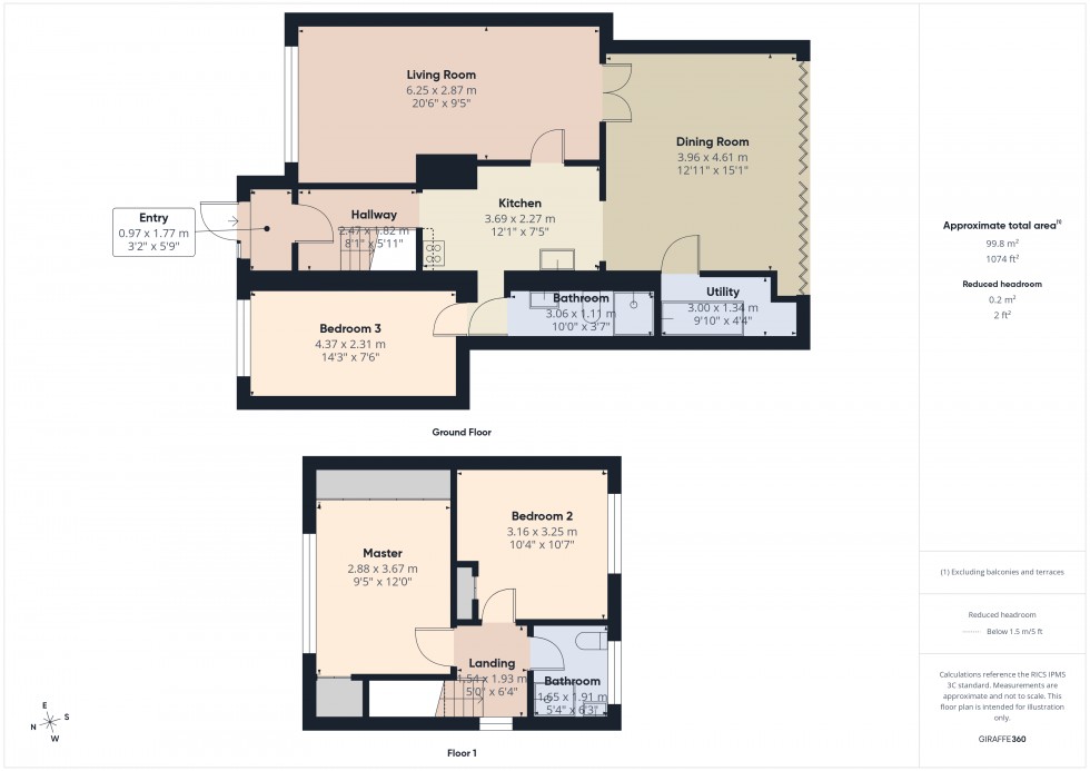 Floorplan for Stanwell, Surrey, TW19