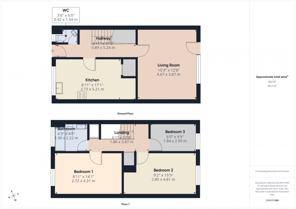 Floorplan for Stanwell, Stanwell, TW19