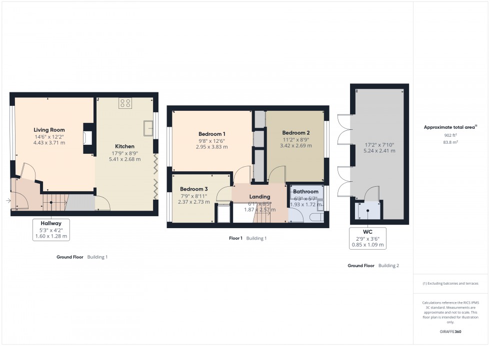 Floorplan for Ashford, Surrey, TW15
