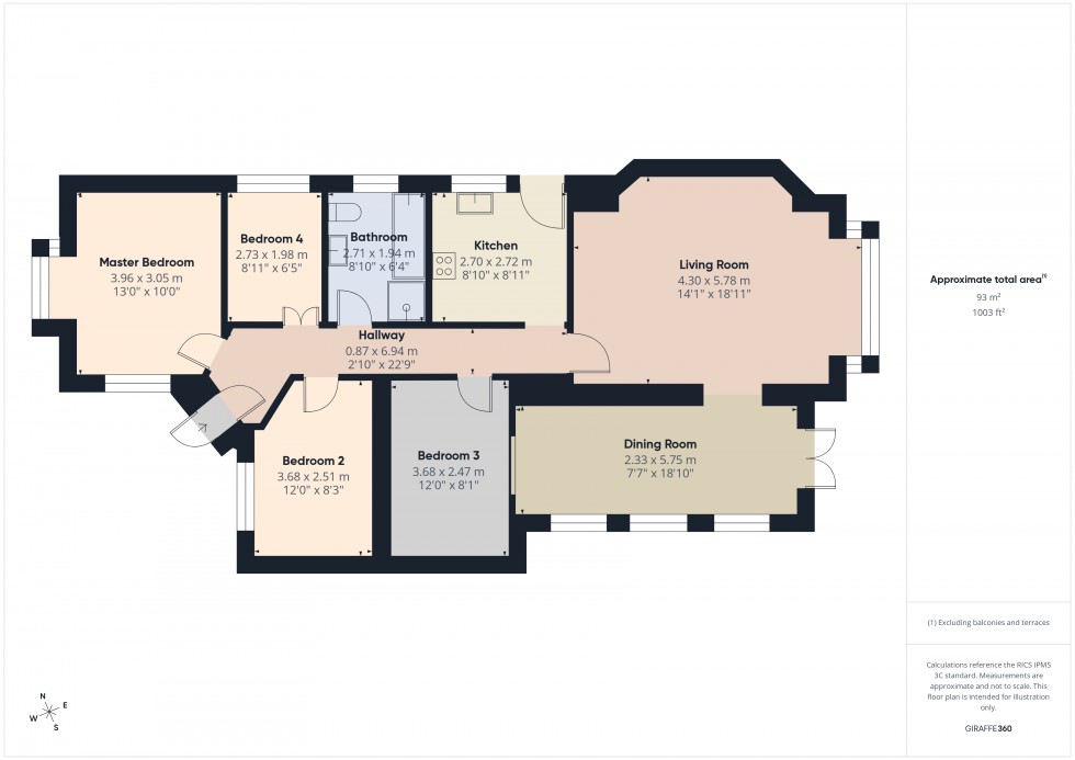 Floorplan for Ashford, Surrey, TW15