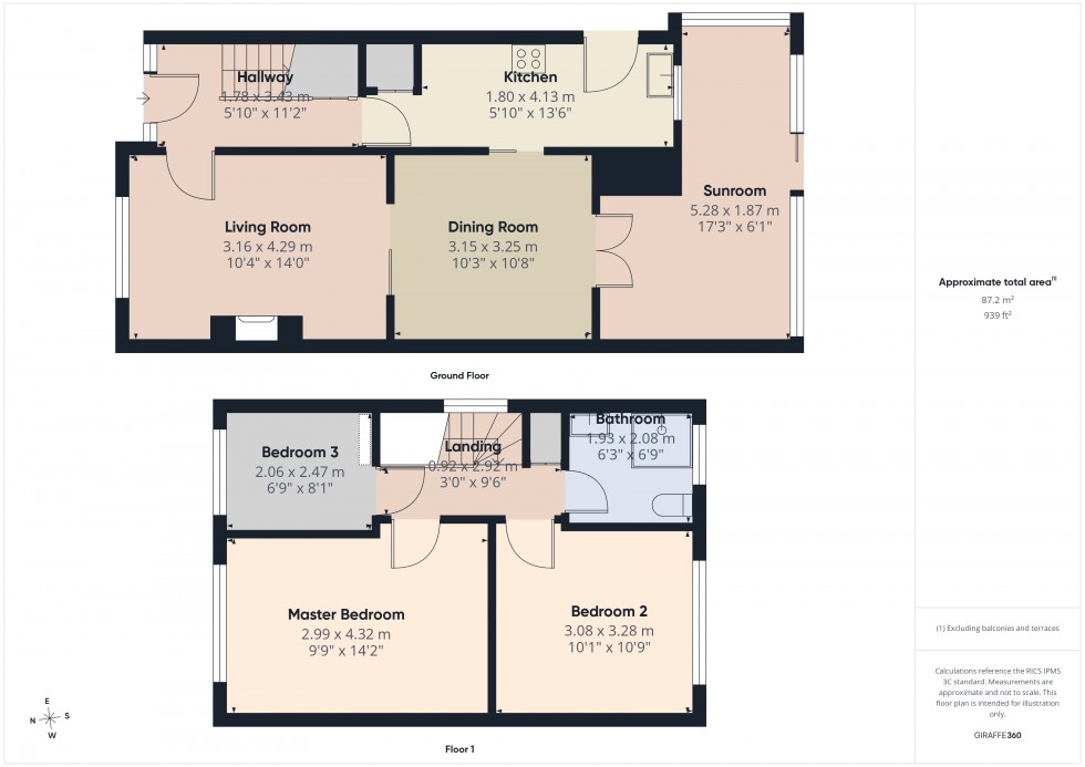 Floorplan for Ashford, Surrey, TW15
