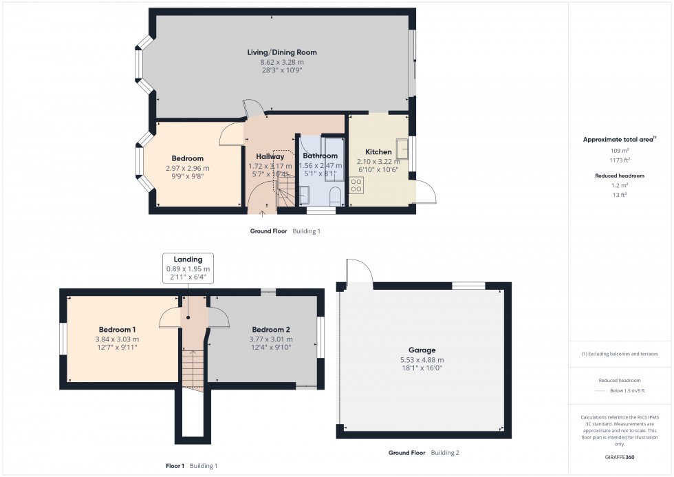 Floorplan for Ashford, Surrey, TW15