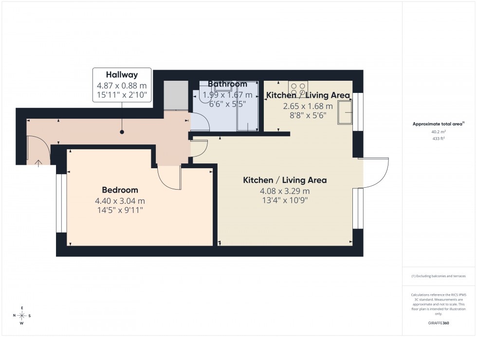 Floorplan for Stanwell, Surrey, TW19