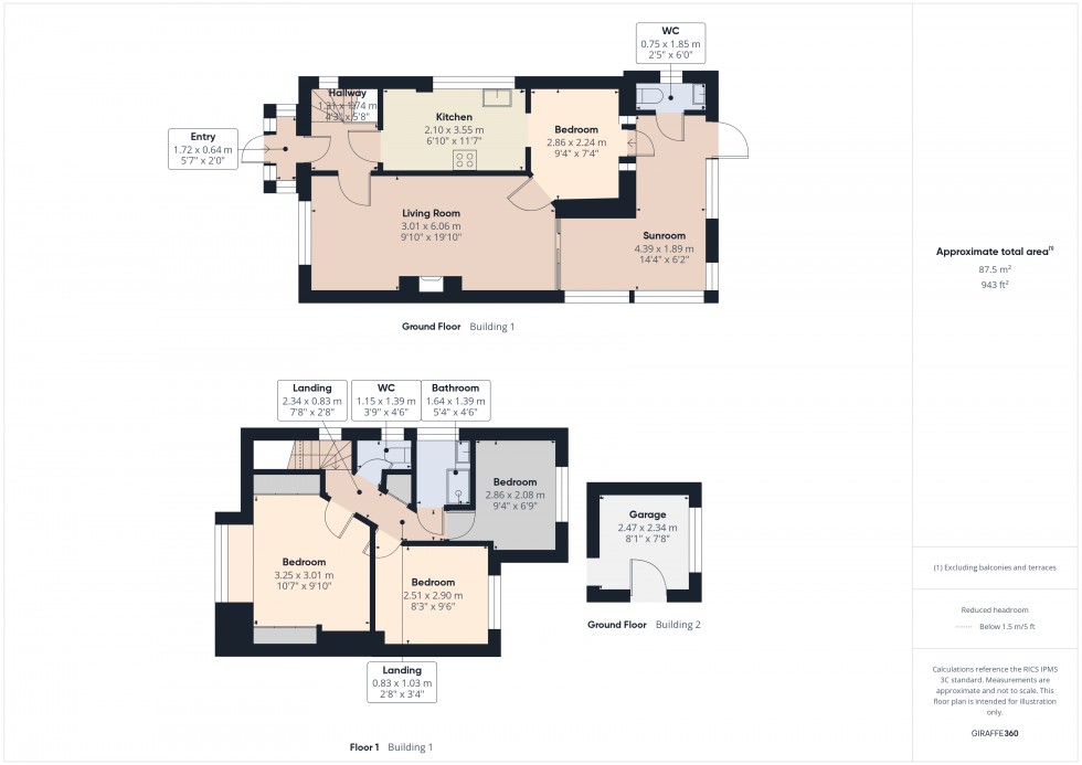 Floorplan for Ashford, Surrey, TW15