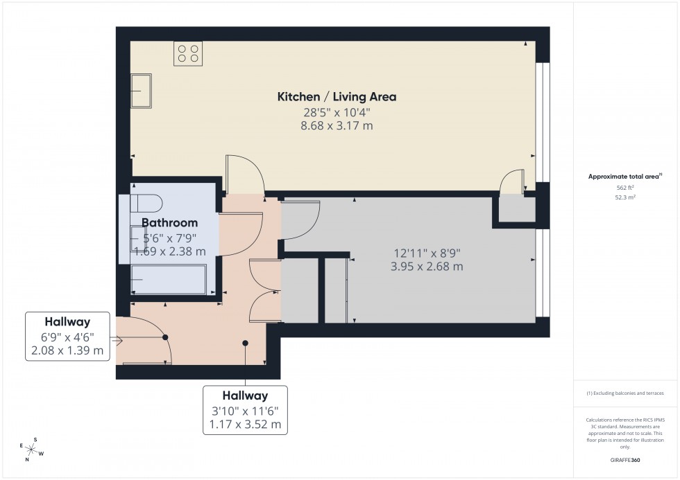 Floorplan for Town Lane, Stanwell, TW19