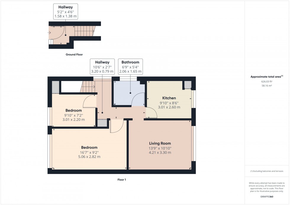Floorplan for Ashford, Middlesex, TW15