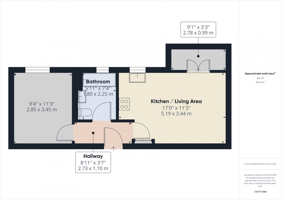 Floorplan for Littleton Road, Ashford, TW15