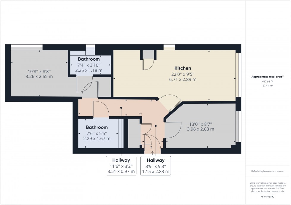 Floorplan for Town Lane, Stanwell, TW19