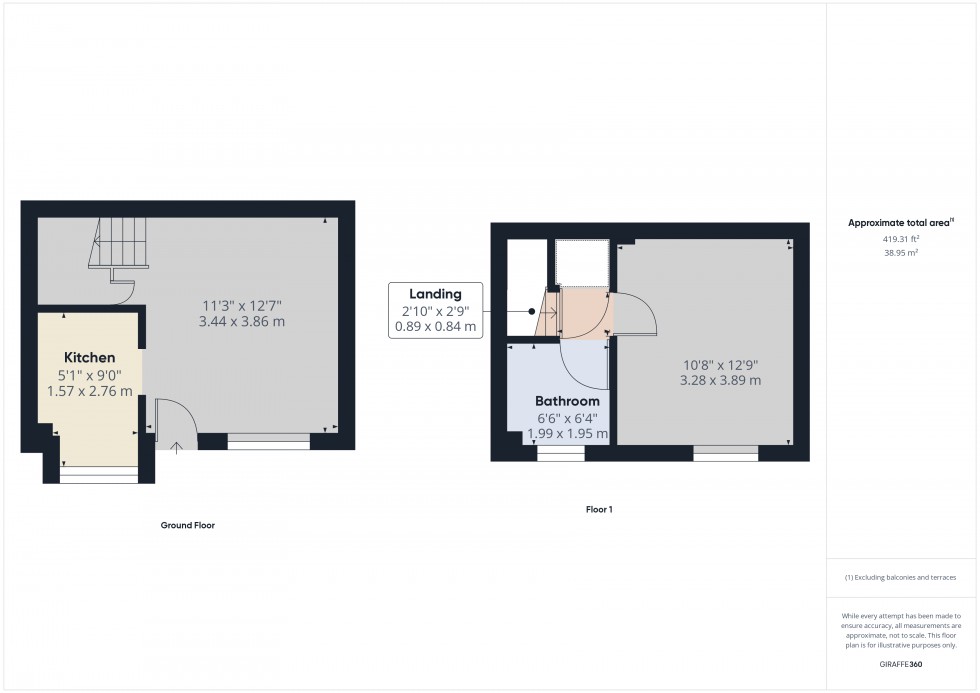 Floorplan for Hensworth Road, Middlesex, TW15