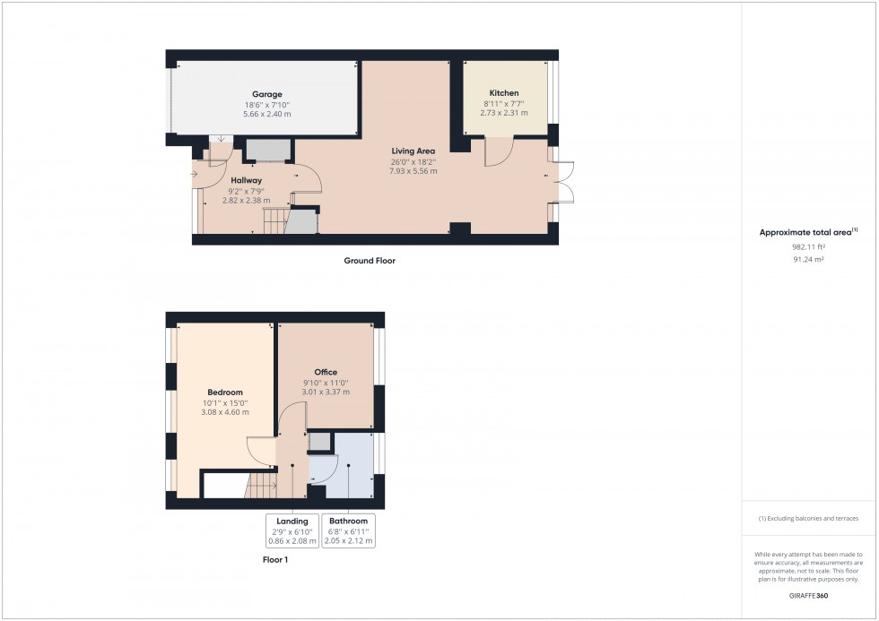 Floorplan for Ashford, Surrey, TW15