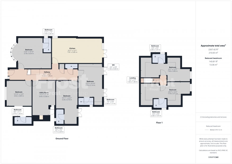 Floorplan for Ashford, Surrey, TW15