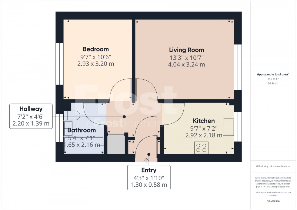 Floorplan for Ashford, Surrey, TW15