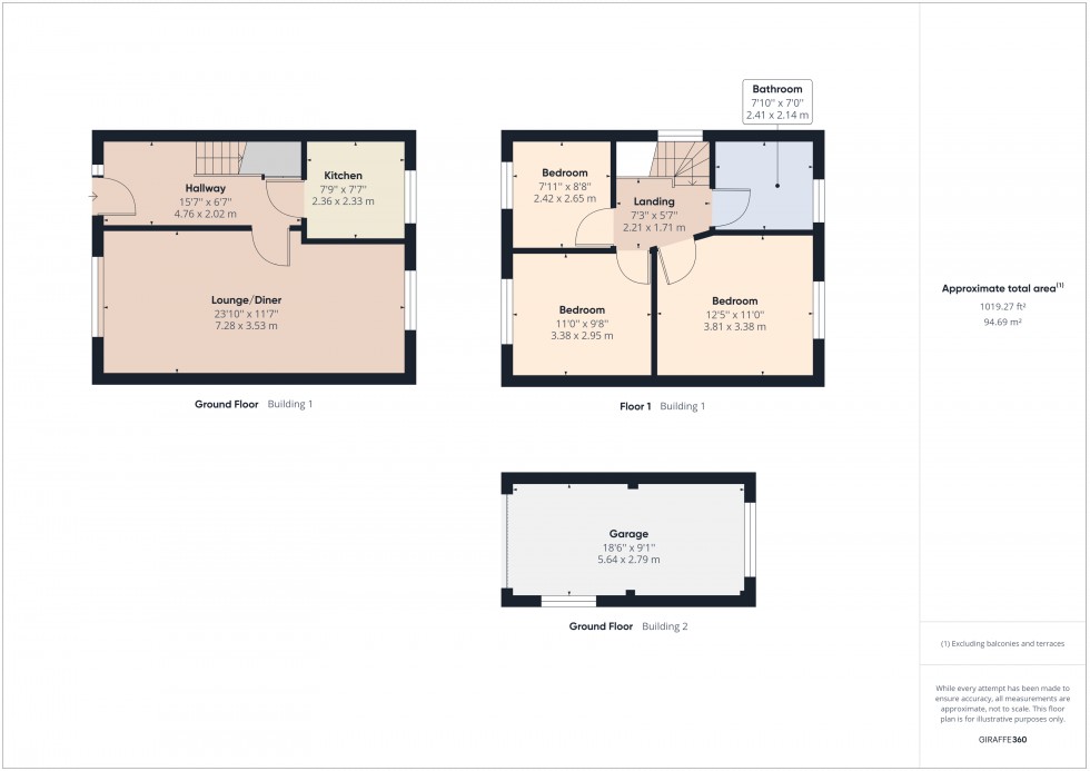 Floorplan for Staines-upon-Thames, Surrey, TW19
