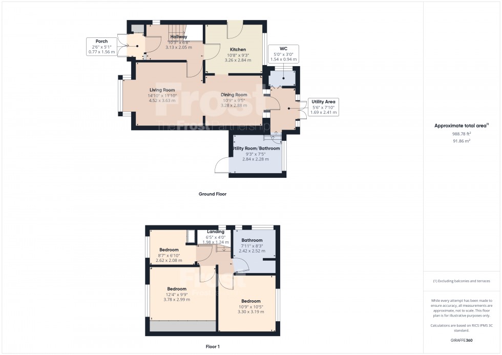 Floorplan for Ashford, Surrey, TW15