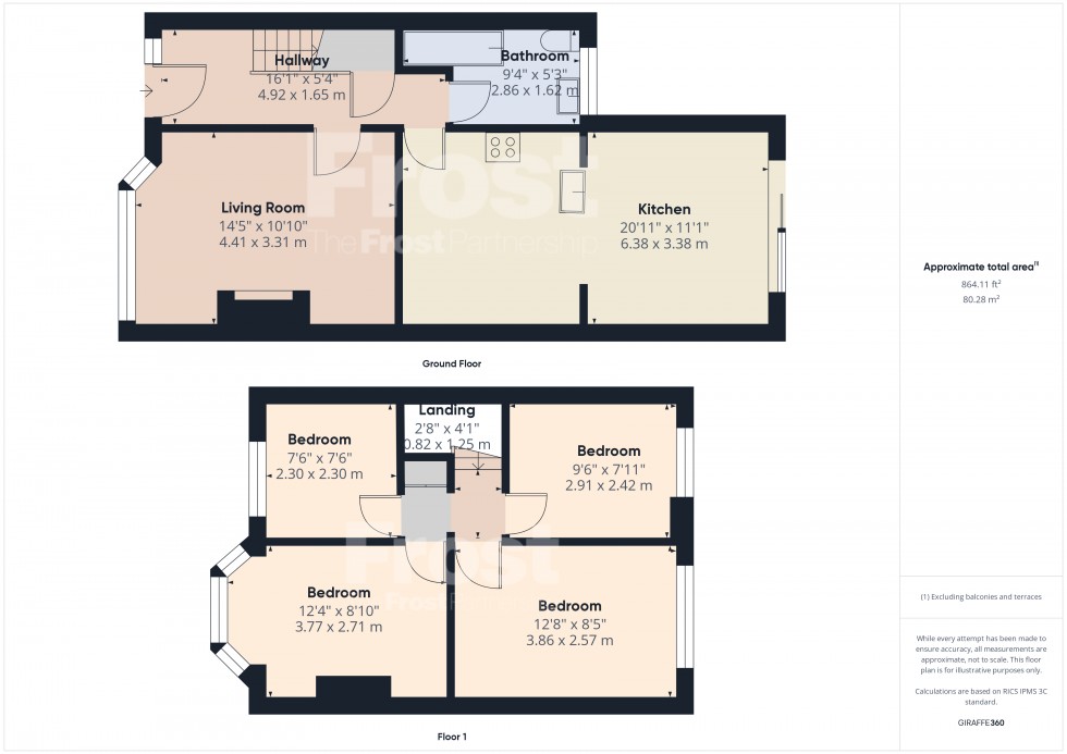 Floorplan for Ashford, Surrey, TW15