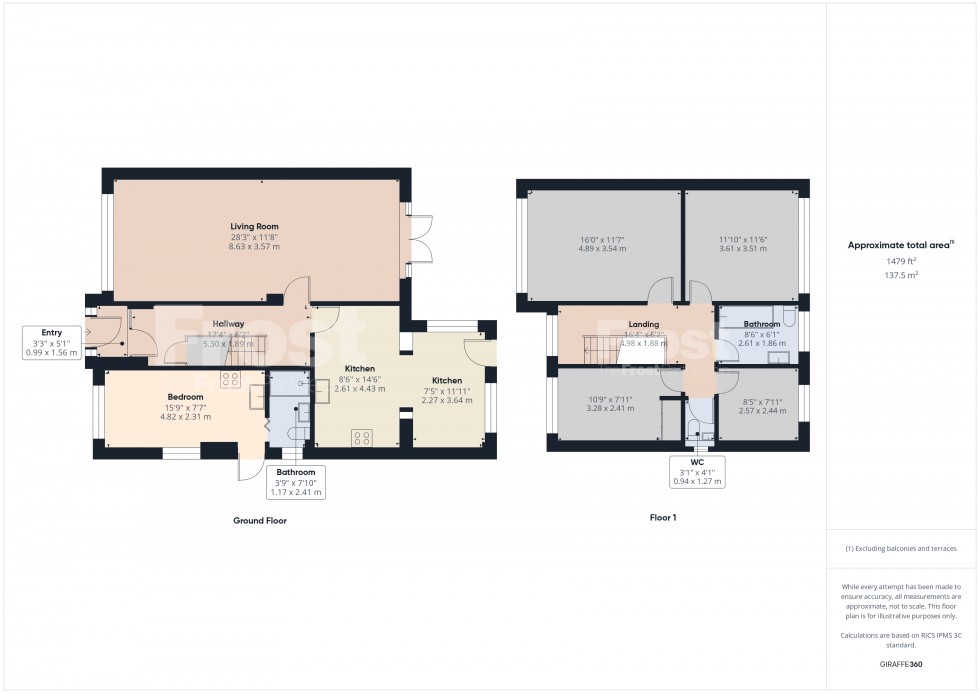 Floorplan for Ashford, Surrey, TW15