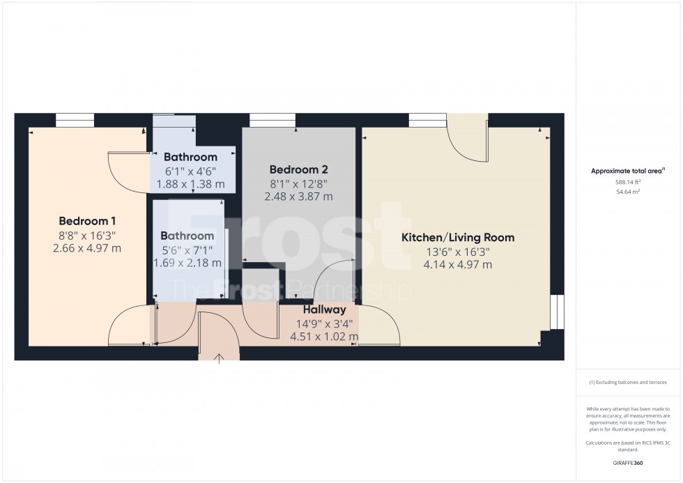 Floorplan for Ashford, Surrey, TW15