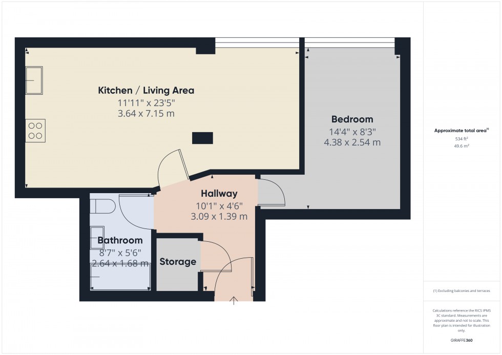 Floorplan for Ashford, , TW15