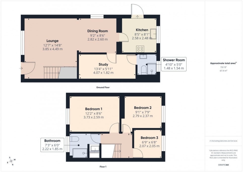 Floorplan for Hounslow, , TW4
