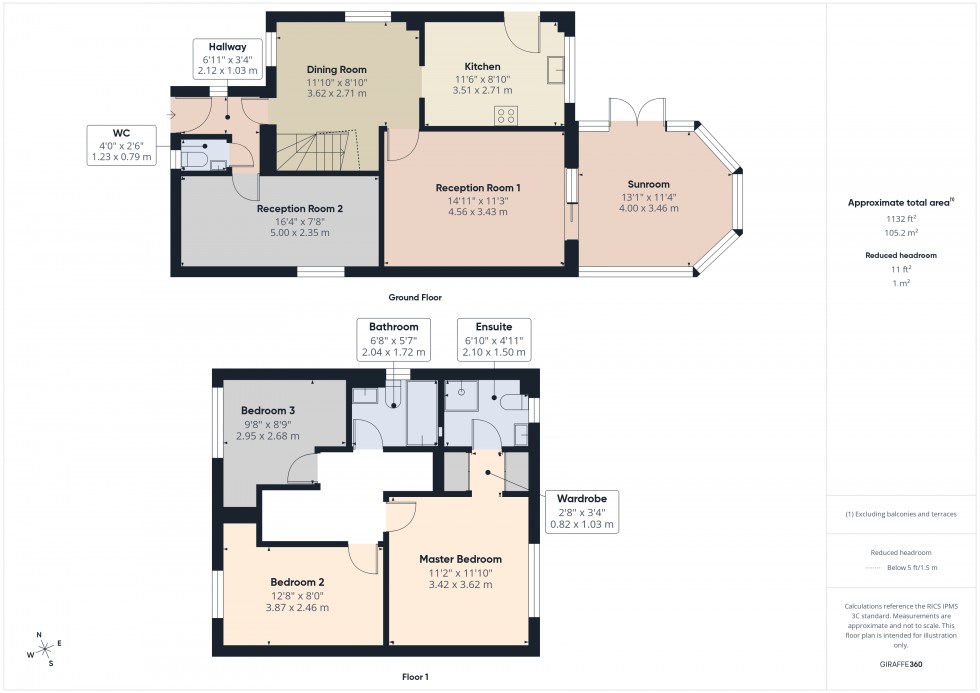Floorplan for Ashford, Surrey, TW15