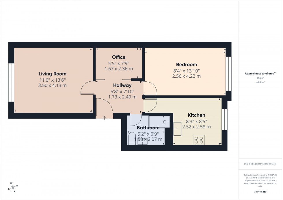 Floorplan for Stanwell, Staines-upon-Thames, TW19