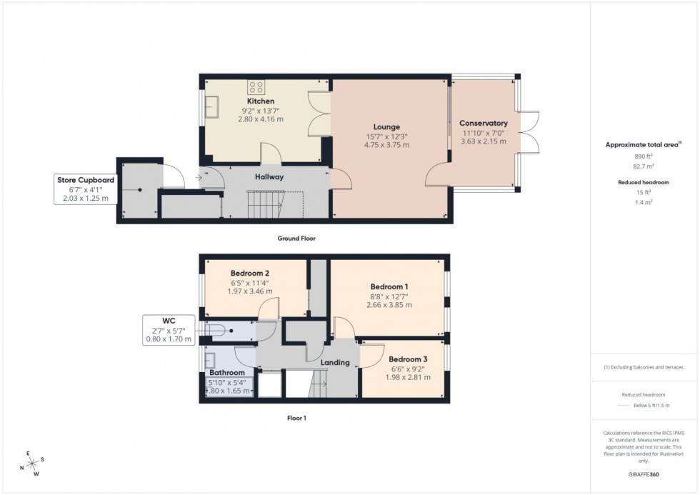 Floorplan for Stanwell, Stanwell, TW19