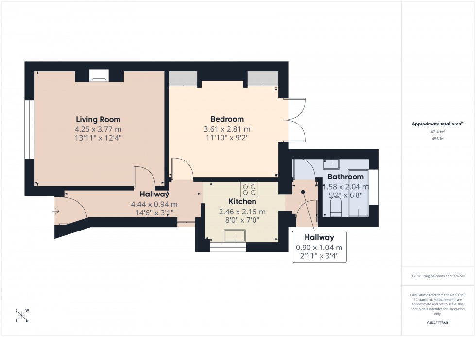 Floorplan for Ashford, Surrey, TW15