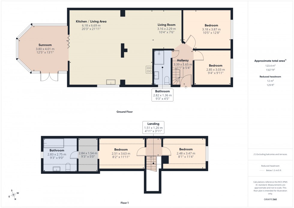Floorplan for Ashford, Surrey, TW15