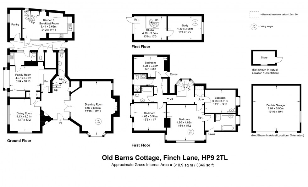 Floorplan for Knotty Green, Beaconsfield, HP9