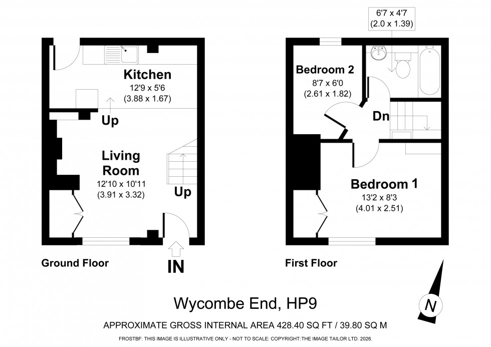 Floorplan for Beaconsfield, Buckinghamshire, HP9
