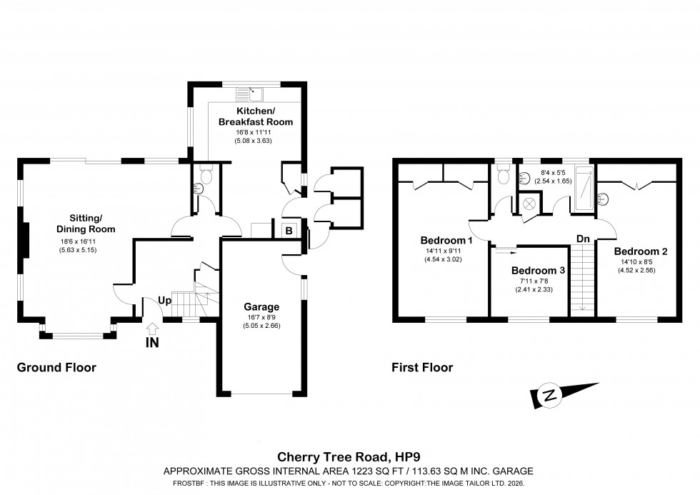 Floorplan for Beaconsfield, Buckinghamshire, HP9