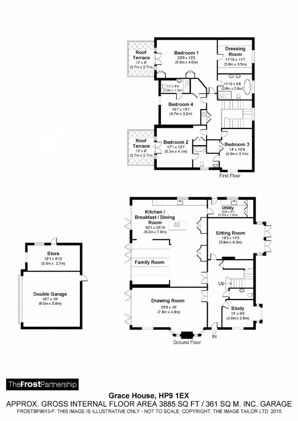 Floorplan for Beaconsfield, Buckinghamshire, HP9