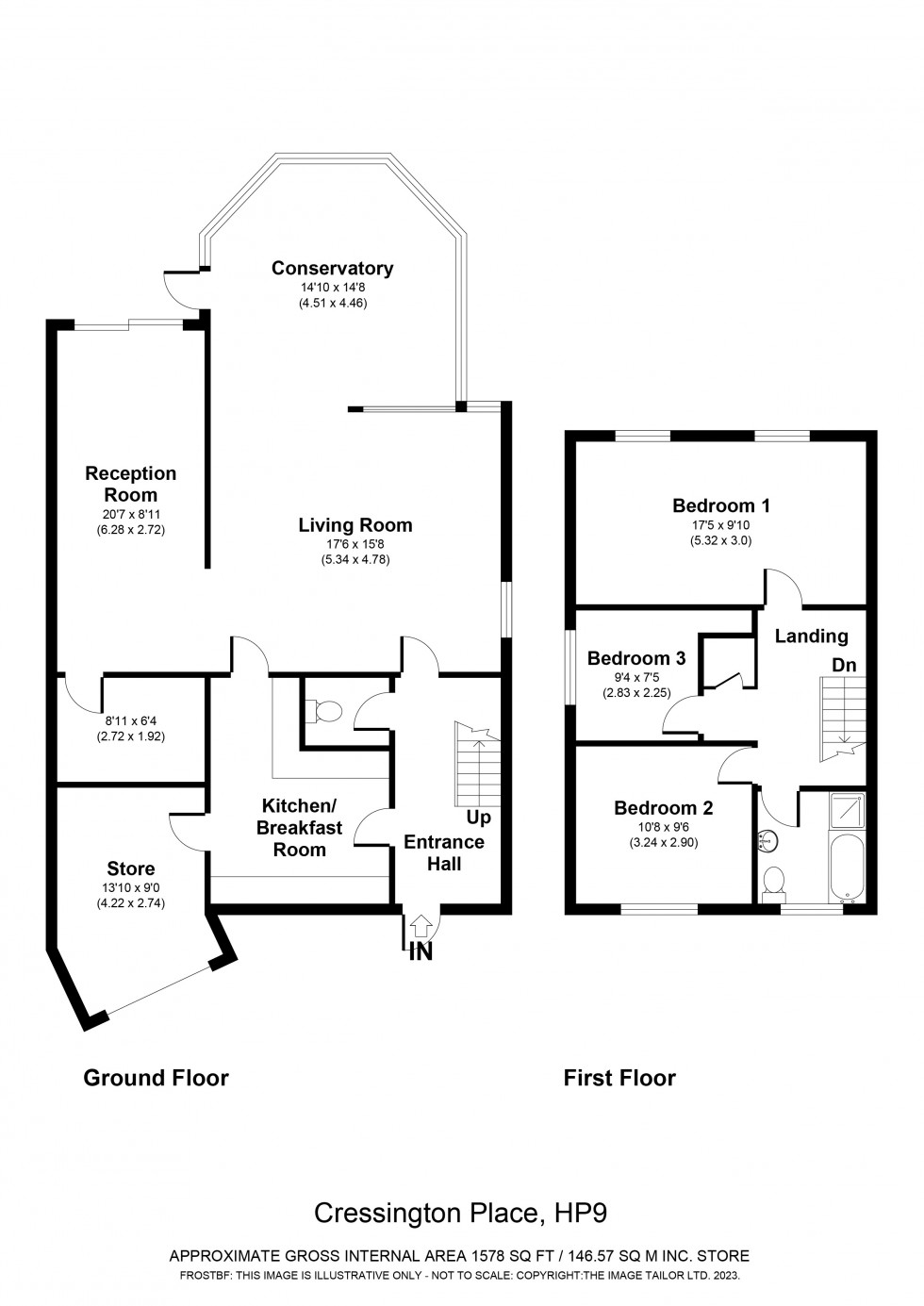 Floorplan for Bourne End, Buckinghamshire, SL8