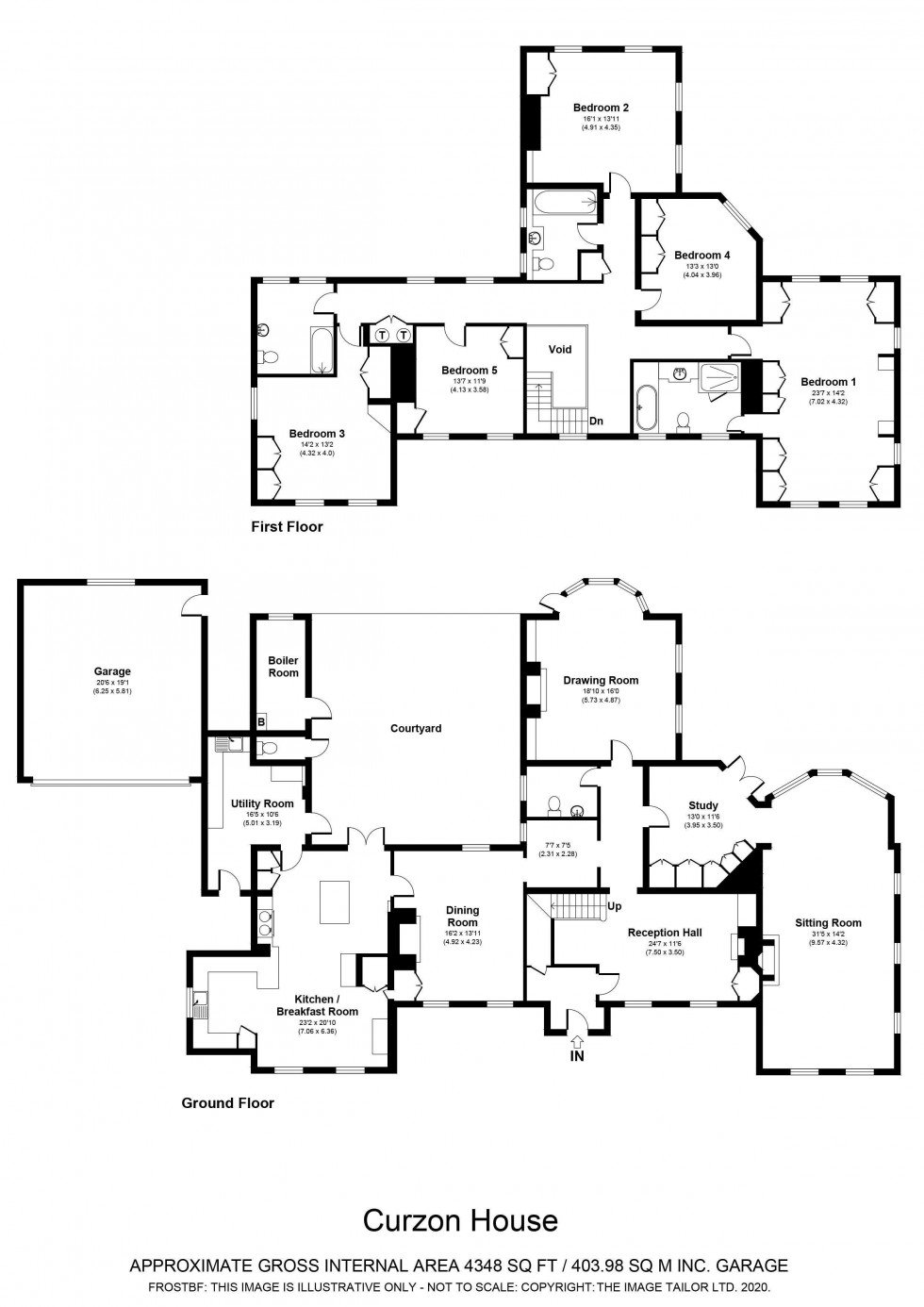 Floorplan for Beaconsfield, Buckinghamshire, HP9