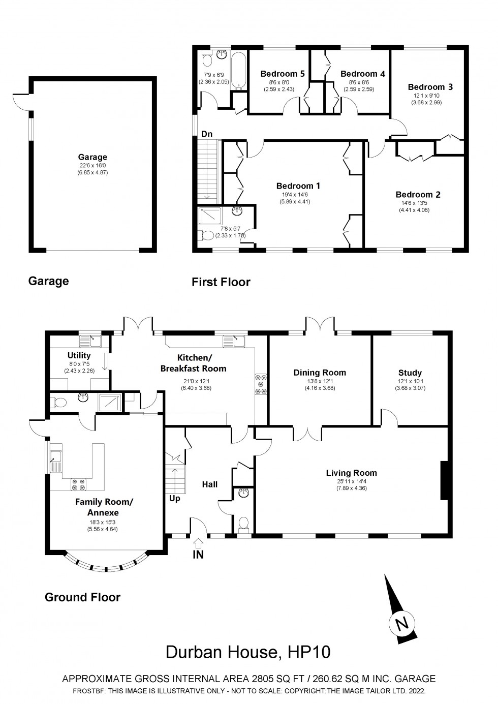 Floorplan for Penn, Buckinghamshire, HP10