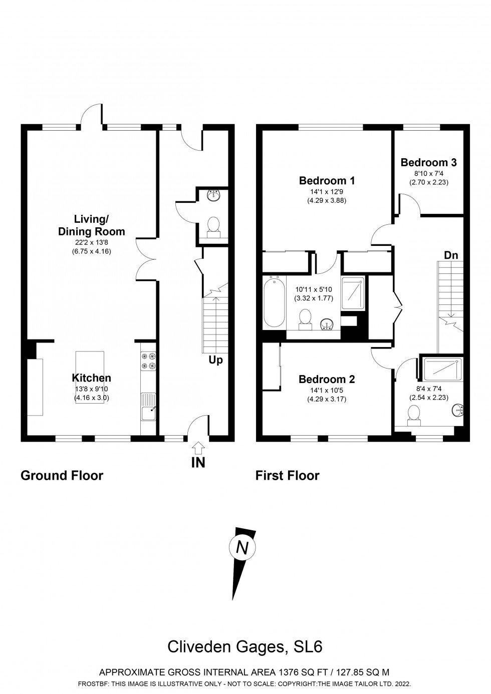 Floorplan for Taplow, Berkshire, SL6