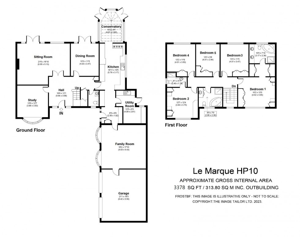 Floorplan for Penn, Penn, HP10