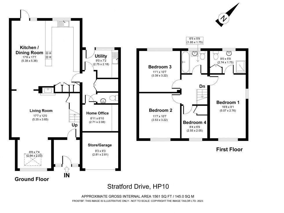 Floorplan for Wooburn Green, Wooburn Green, HP10