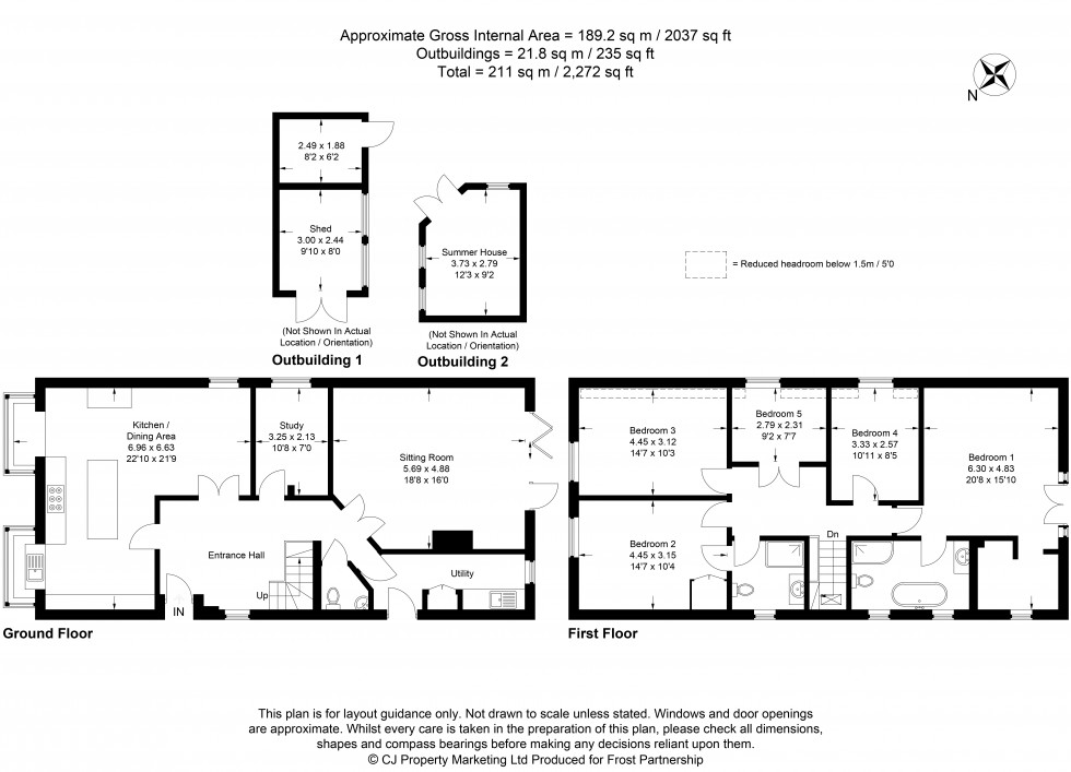 Floorplan for Winchmore Hill, Amersham, HP7
